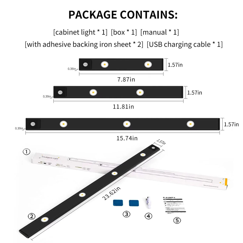LED Ultra Thin Under Cabinet Lights Motion Sensor.
