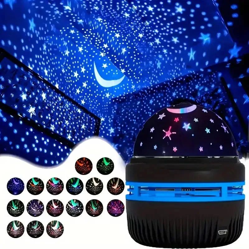 LED Starry Sky Night Lights USB Projector Lamp.