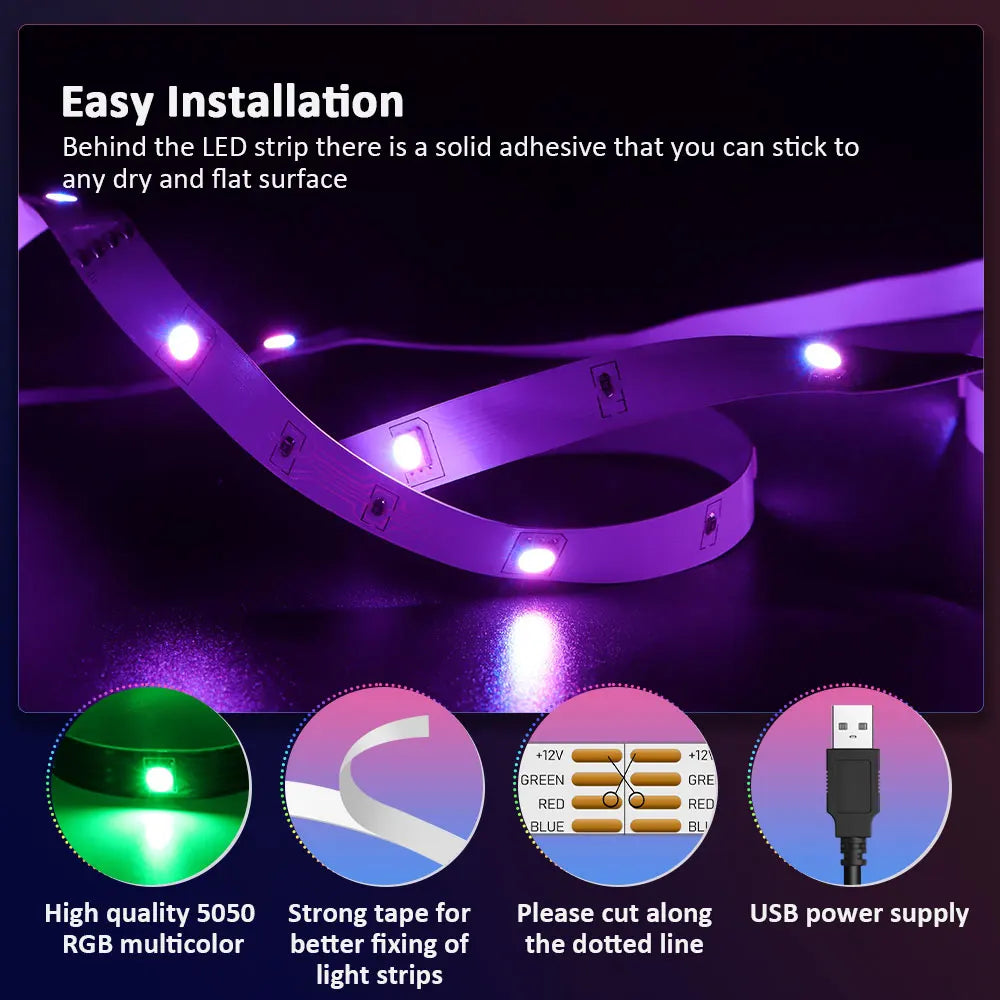 LED Strip Lights RGB 3535.
