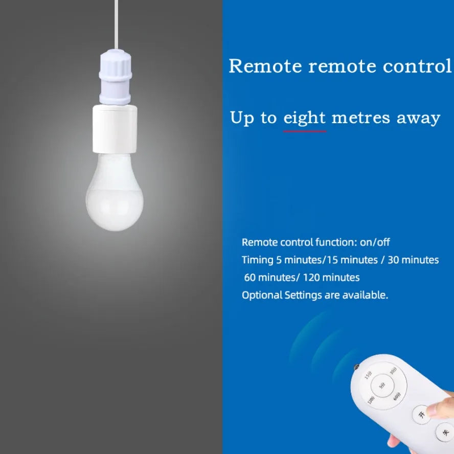 Wireless Remote Control Smart Timer Switch Lamp Holder.