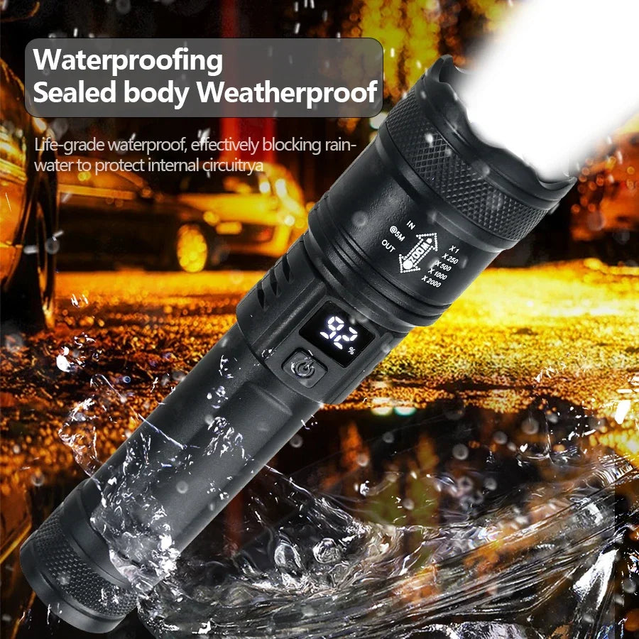 High Strong Power Led Flashlights 2000LM.