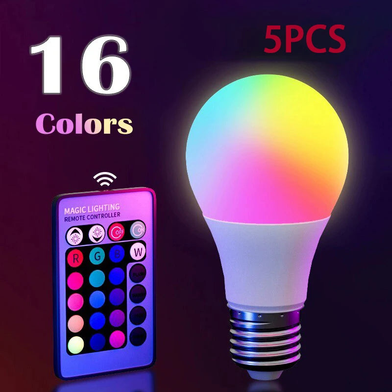 16 Colors RGB Bulb LED Multicolor Bulb E27 220V.