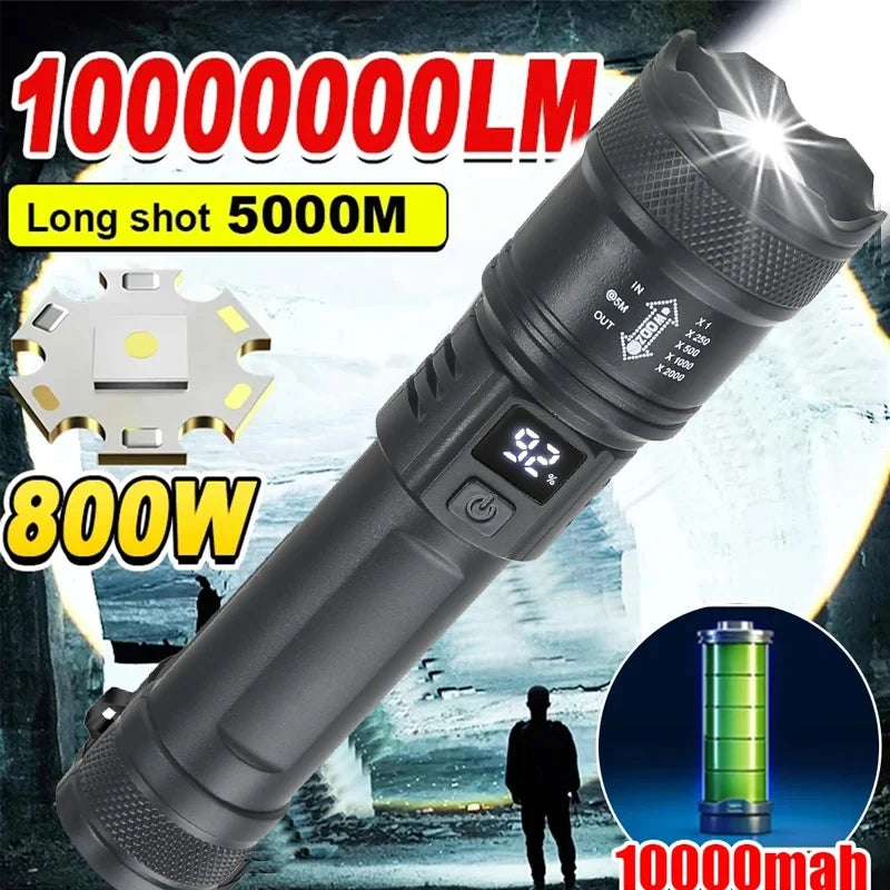 High Strong Power Led Flashlights 2000LM.
