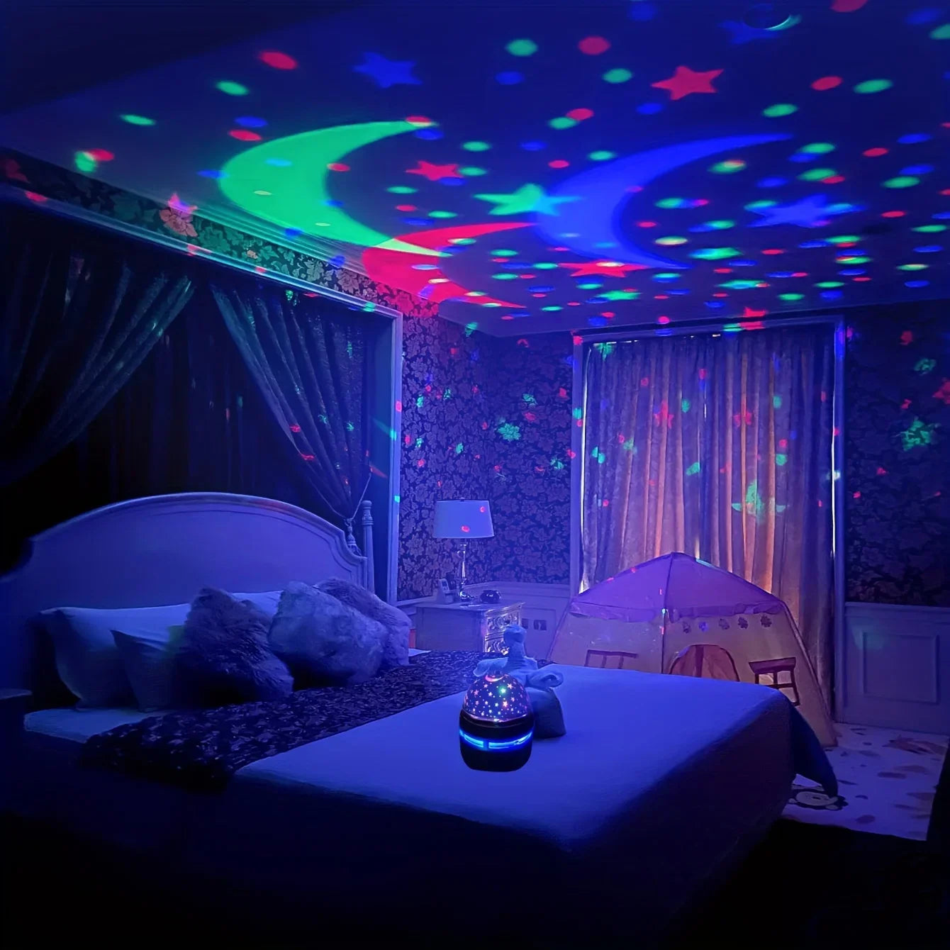 LED Starry Sky Night Lights USB Projector Lamp.