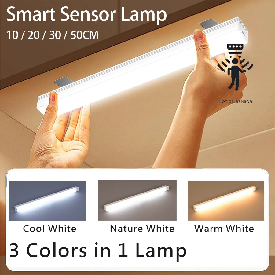USB Type C Rechargeable Motion Sensor LED Bar.