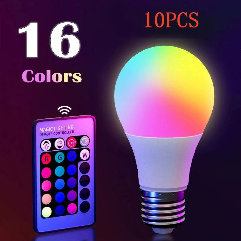 16 Colors RGB Bulb LED Multicolor Bulb E27 220V.