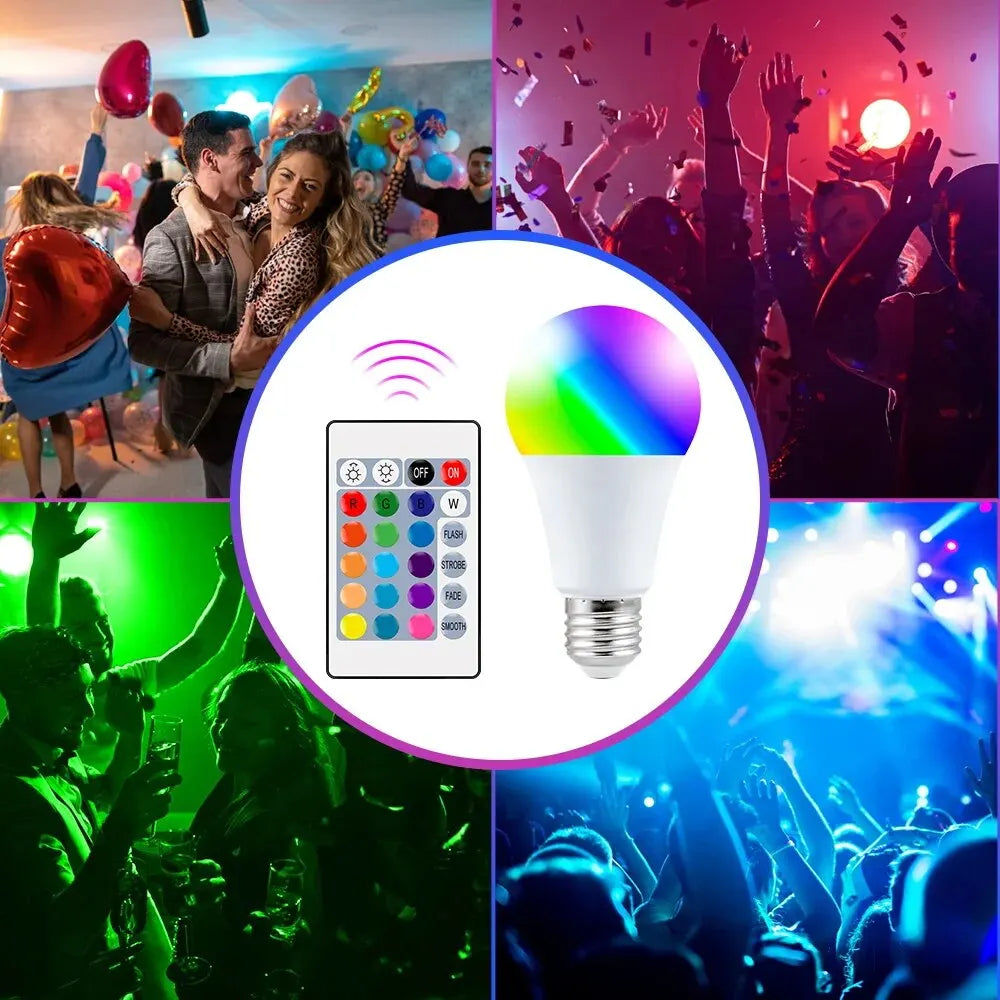 16 Colors RGB Bulb LED Multicolor Bulb E27 220V.
