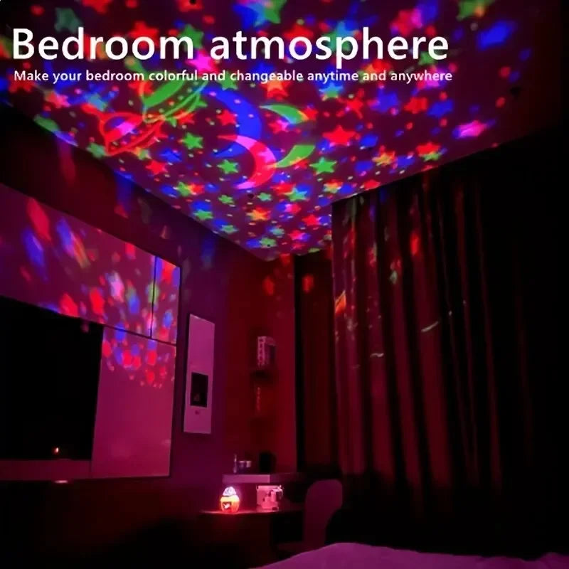 LED Starry Sky Night Lights USB Projector Lamp.